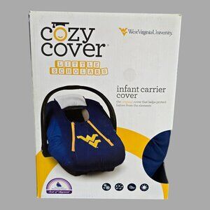 West Virginia Mountaineers Infant Carrier Cover NCAA Cozy Cover Little Scholars